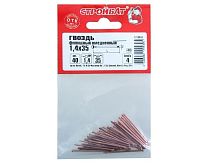 Гвозди финишные омедненные Стройбат 1,4х35 (40 шт)  картинка